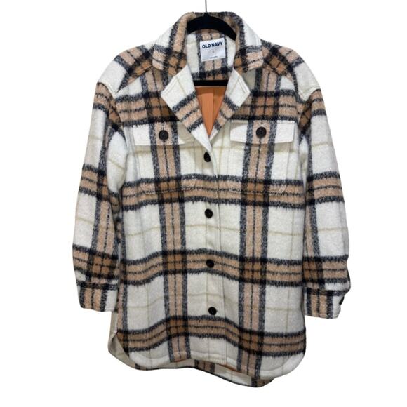 Old Navy Jackets & Blazers - Old Navy Printed Flannel Long Utility Shacket for Women - S